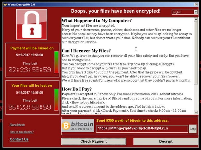 WannaCry ransomware crisis, one year on: Are we ready for the next ...